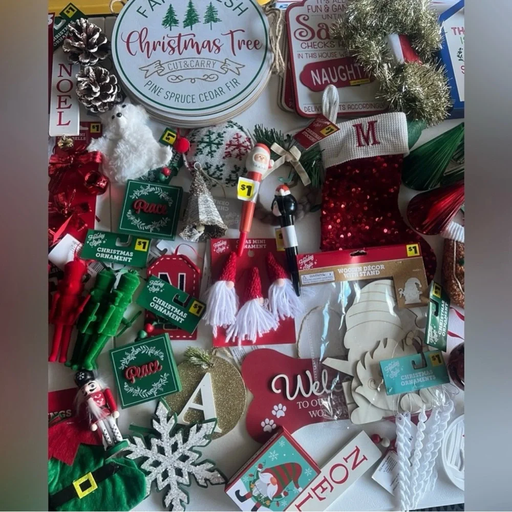 Christmas mystery box, Holiday Ornament Set